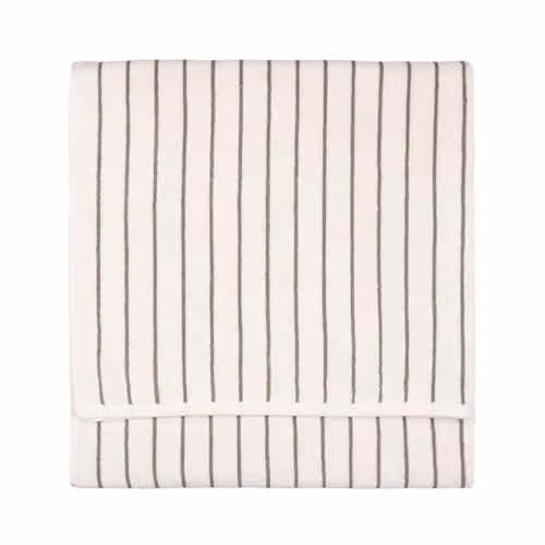Yard Hebden Striped Cotton XL Bath Sheet in Brown, W: 100 cm, L: 180 cm – 1