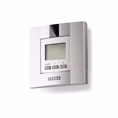 Terma Weekly Infrared Controller for Heating Elements, Silver and Blue