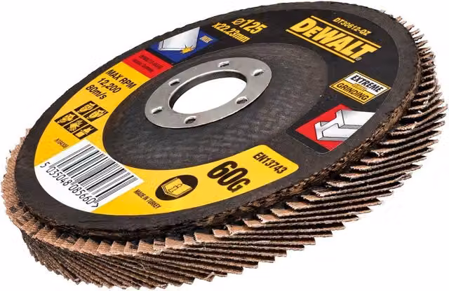 DeWalt Extreme Metal Flap Disc, Multicolour and Black