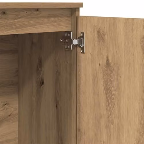 vidaXL Industrial Sideboard in Artisan Oak, Brown, W/D/H: 102 x 35 x 70 cm – 4