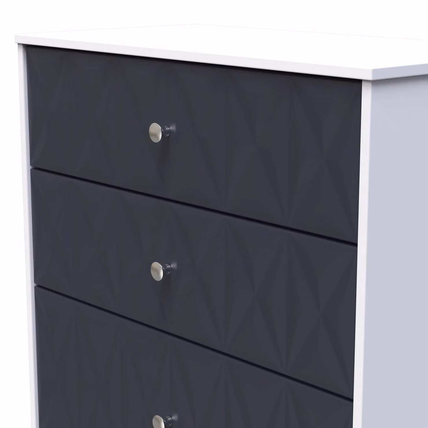 2 U Memphis 4 Drawer Deep Chest in Dark Blue – 3