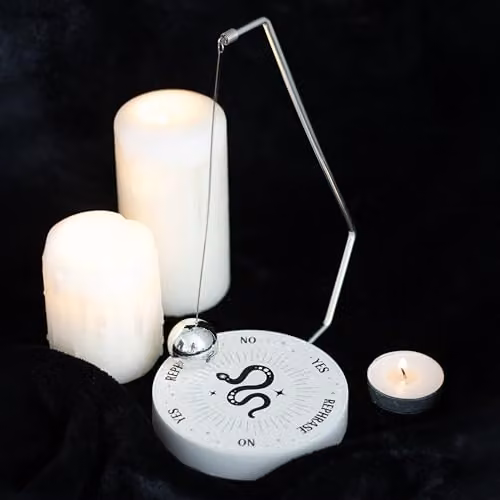 Something Different Wholesale Mystic Snake Decision Maker Silver Metal Spherical Pendulum Desk Tool – 2