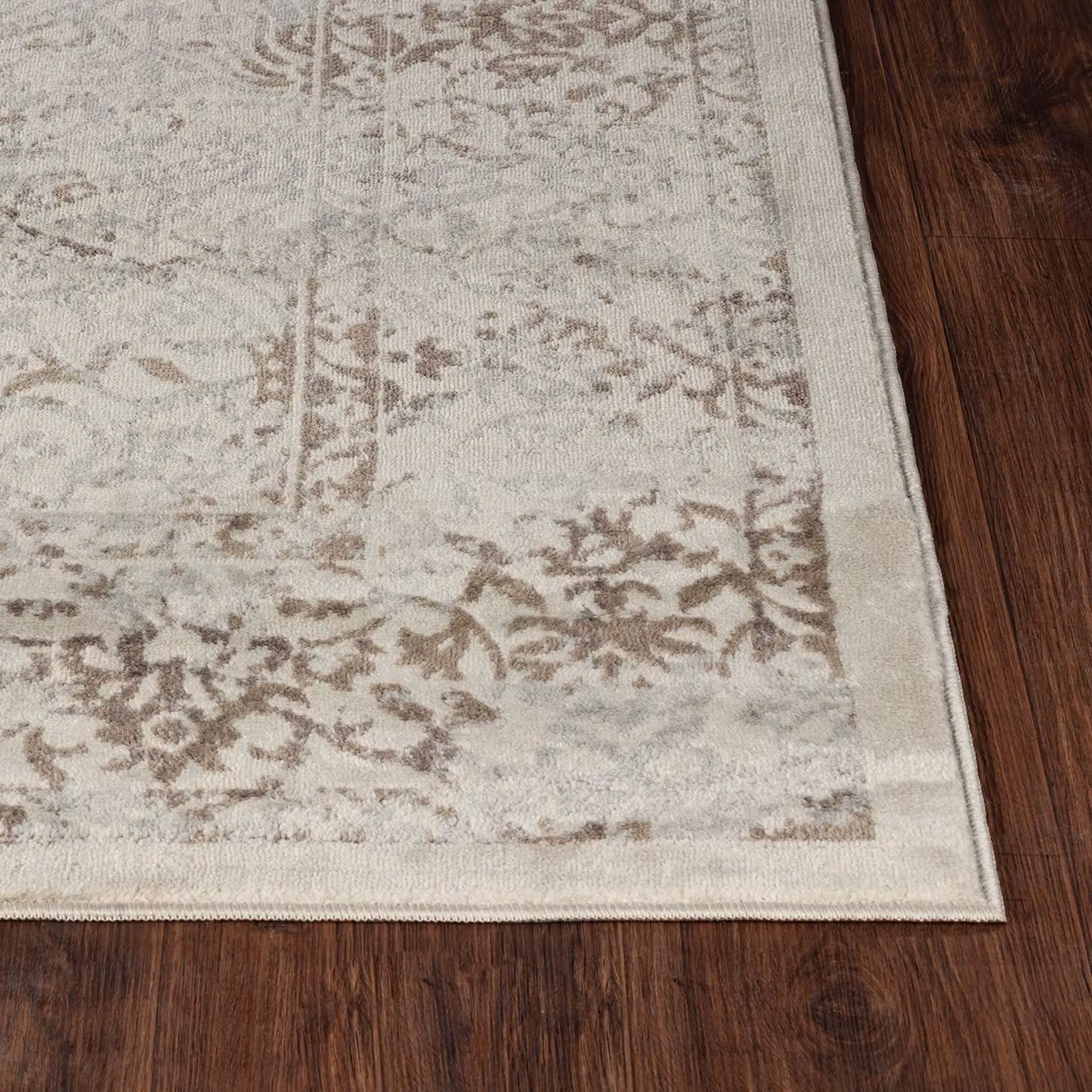 Livabliss Floransa Vintage Boho Rug in Tan, Ivory, Grey and Beige, W: 160 cm, D: 215 cm – 2