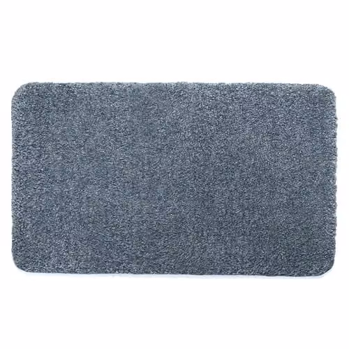 My Lux Blue Hand Tufted Polypropylene Shaggy Rug, Stain-Resistant, Washable and Non-Slip, W: 60 cm, D: 100 cm