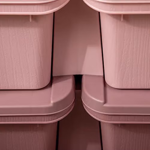 HOMCOM Pink 3 Tier Plastic Kids Toy Storage Organiser Tower – 5