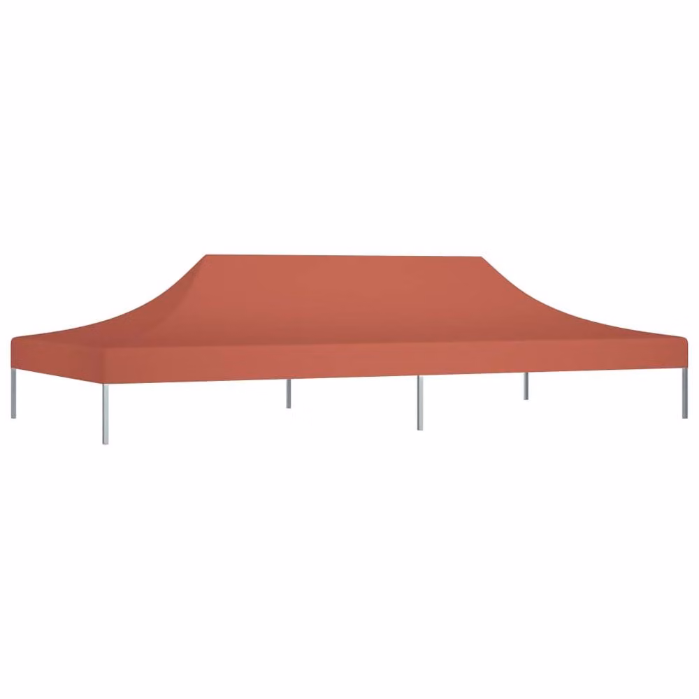 Berkfield Home Party Tent Roof, 6 x 3 m, Terracotta Brown, 270 g/m² PVC-Coated – 2