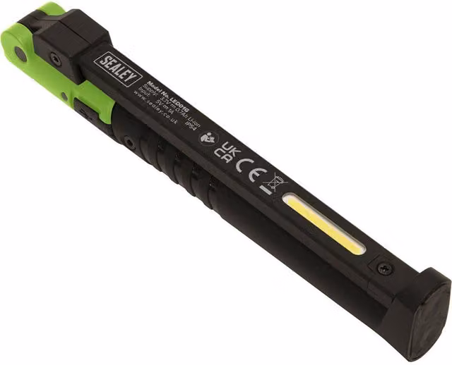 Loops Slim Folding Pocket Light with 2 COB and 1 SMD LED, Rechargeable and Magnetic, Green – 1