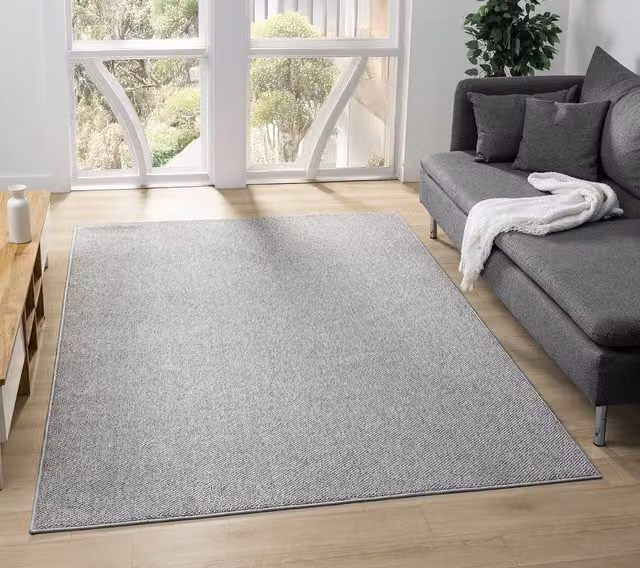 Desire Rugs Avior Washable Modern Grey Living Room Area Rug, W: 200 cm, D: 290 cm – 1