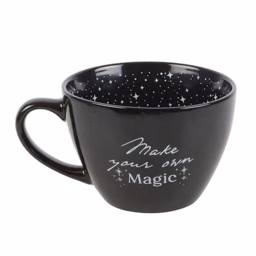 Something Different Magical Starry Sky Mug in Black, 350ml