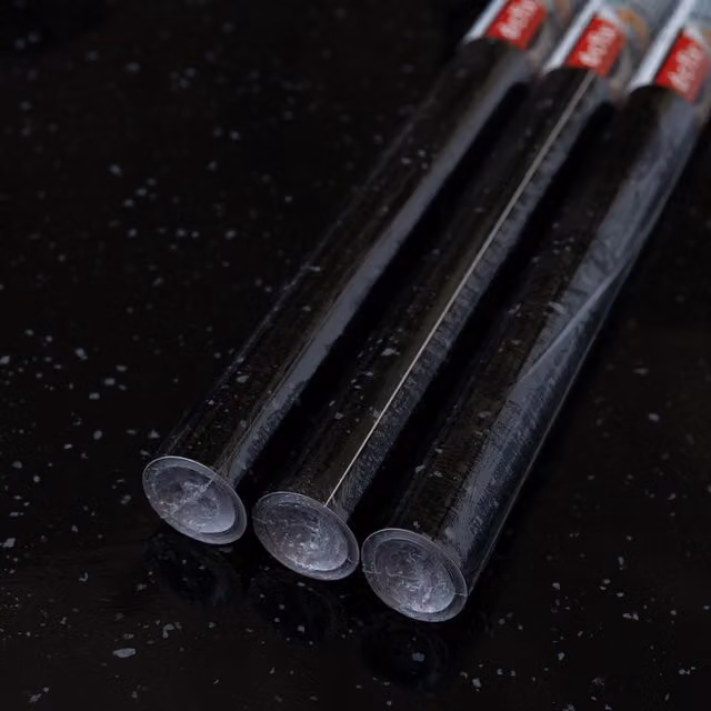 dc fix Black Granite Quartz Self Adhesive Vinyl Wrap for Worktops and Furniture, Black, W: 67.5 cm x L: 2 m (Pack of 3)