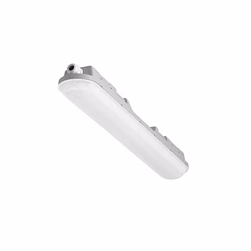 Netlighting Pop LED Outdoor Linear Batten Light, Grey, 16.1 W, 4000K Neutral White, IP65, Length: 56 cm