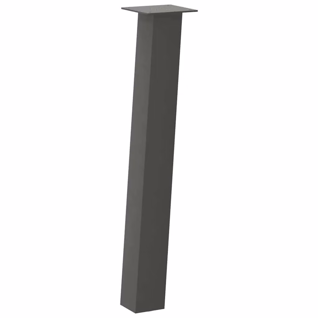 Berkfield Home Steel Coffee Table Legs, 4 Pieces, Anthracite Black, Height: 72 cm – 2