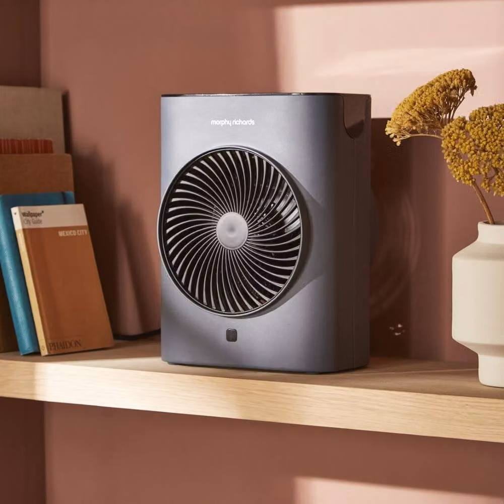 Morphy Richards 2kW Freestanding Fan Heater with Remote Control and Thermostat, Grey – 9