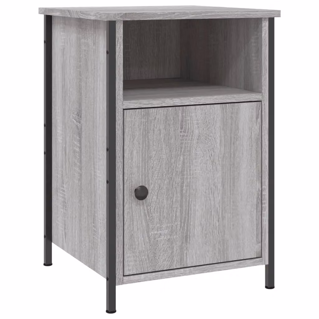 Berkfield Home Bedside Cabinet in Grey Sonoma, W/D/H: 40 x 42 x 60 cm – 2