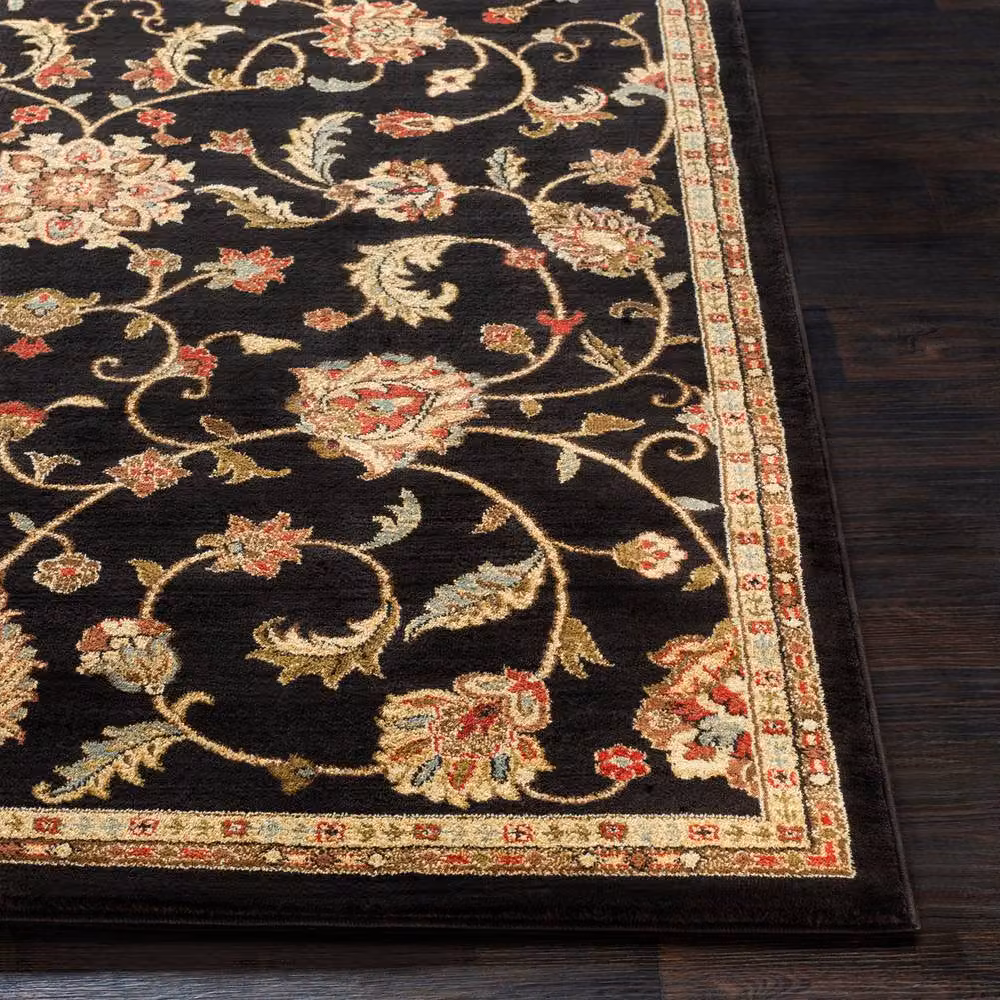 Livabliss Riley Vintage Traditional Boho Living and Dining Rug in Beige, Brown, Green and Black, W: 160 cm, D: 230 cm – 5