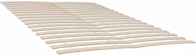 Berkfield Home Set of 2 Slatted Bed Bases with 34 Wood Slats, W/D/H: 70 x 200 cm, Light Brown
