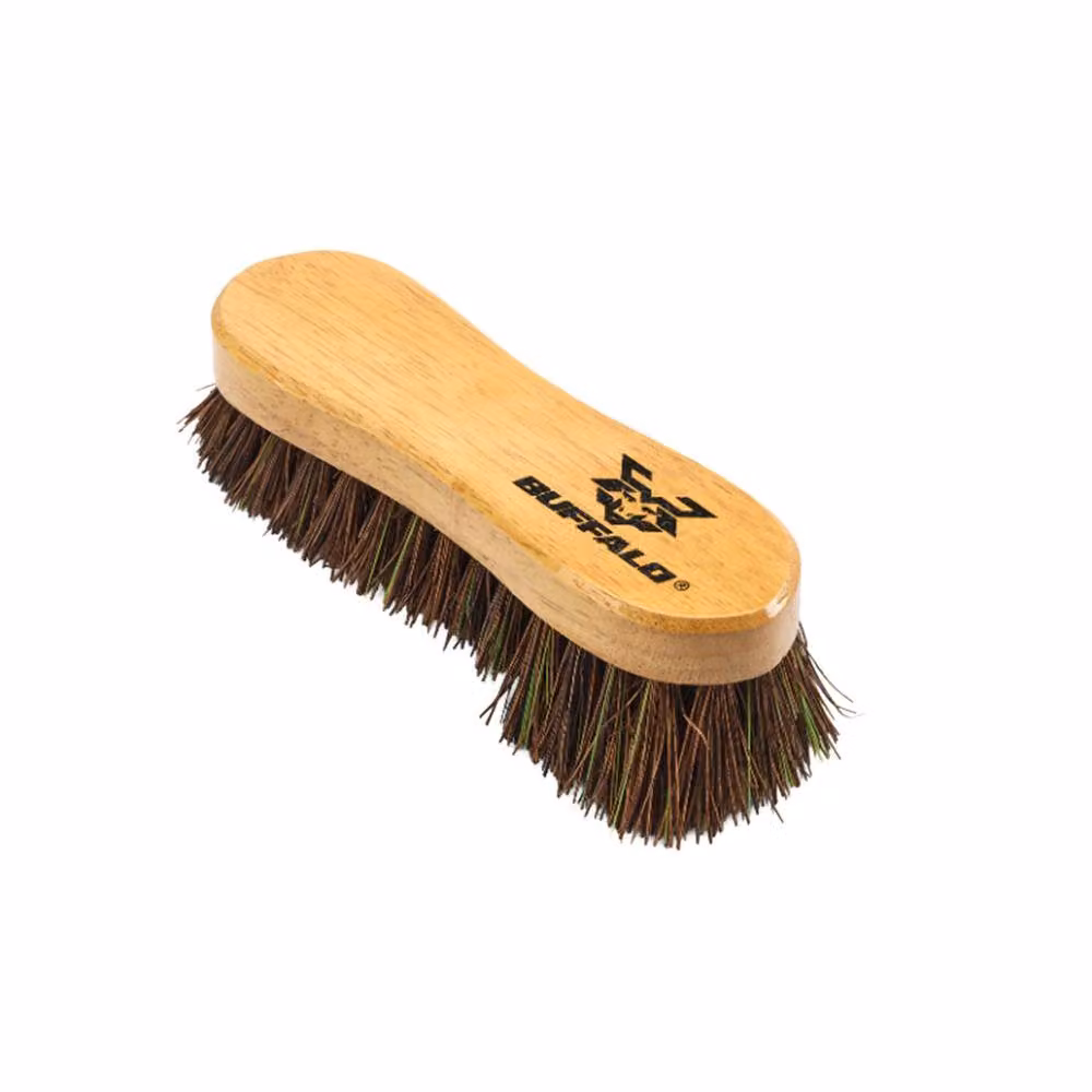 Buffalo Single Wing Bassine Mix Scrubbing Hand Brush with Natural Wood and Multicolour Bristles – 2
