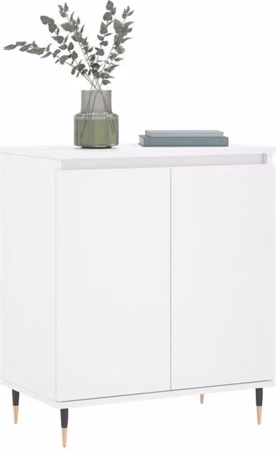 Berkfield Home White Matt Sideboard in Engineered Wood W/D/H: 60 x 35 x 70 cm – 1