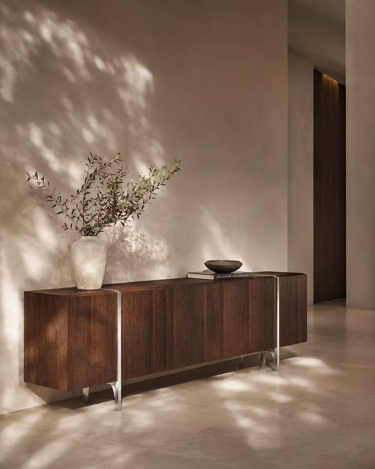 Tommy Franks Sorrento Buffet in Walnut and Brown