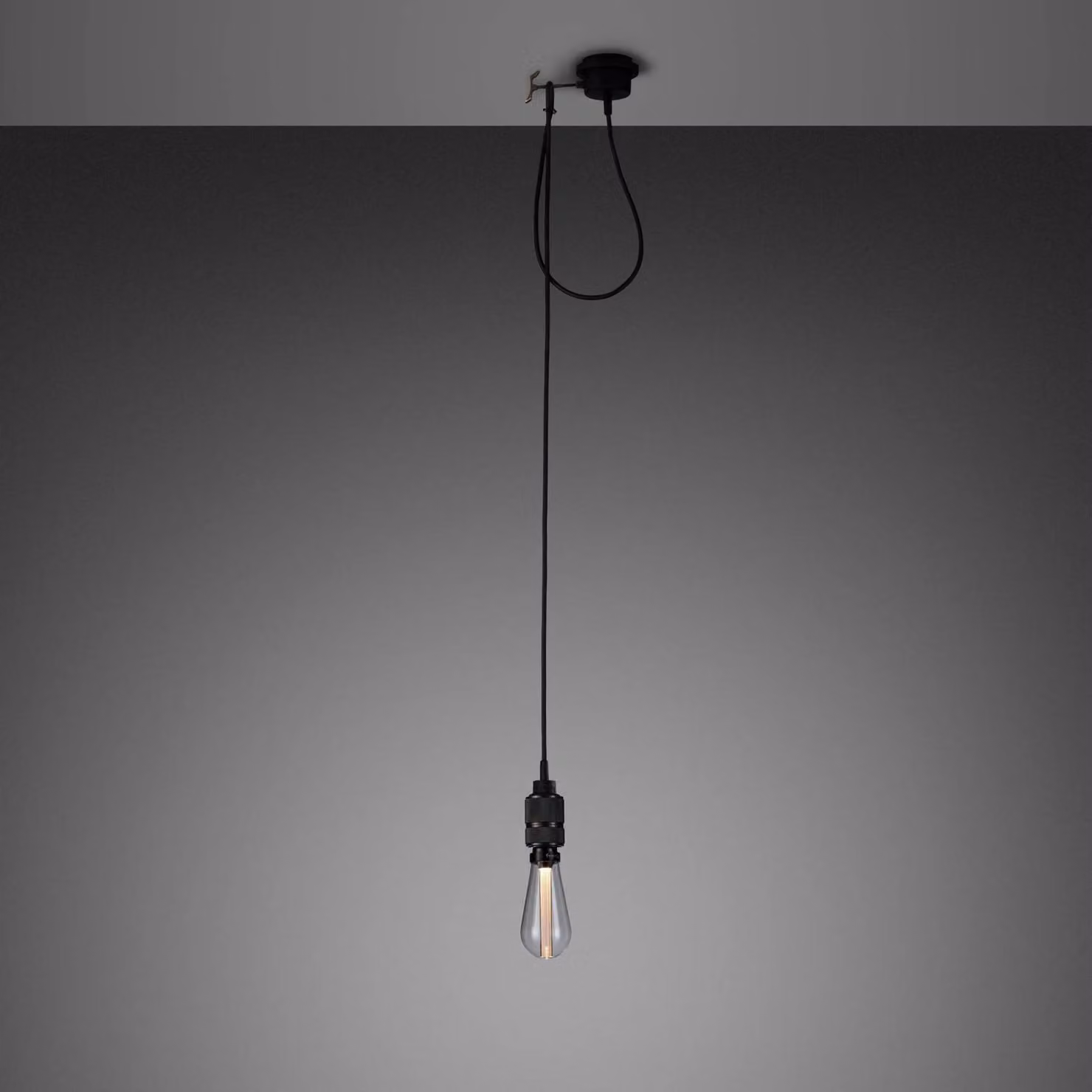 Buster + Punch Hooked 1.0 Pendant Light in Black Metal
