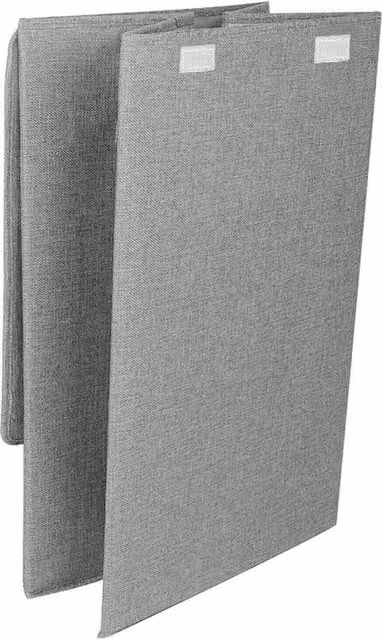 SPETLEK 72L Folding Laundry Hamper Basket with Lid in Grey – 1