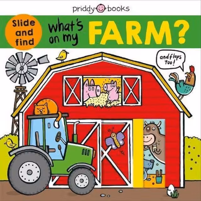 Priddy Books What's On My Farm? Multicolour Cardboard Board Book