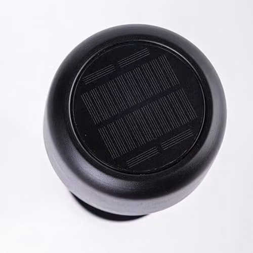 Garden Gear Solar Metal Tabletop Touch Lamp, Dimmable LED Outdoor and Indoor Light, IP44 Waterproof, Black and White (Pack of 2) – 4