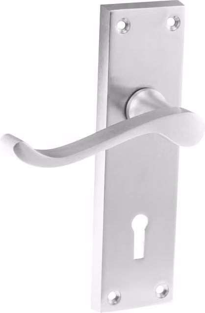 Hiatt Chrome Lever Lock Handle