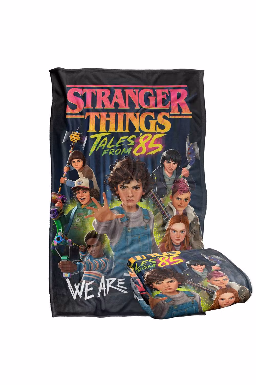 Netflix Stranger Things Tales From 85 HIC Poster Multicolour Fleece Throw Blanket, W/D/H: 91 x 147 cm – 2