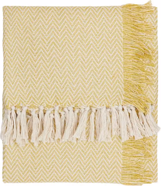 Wisley Woven Outdoor Throw in Yellow