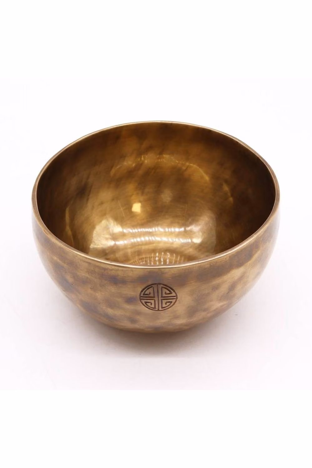 KDMD Large Nepalese Moon Singing Bowl in Bronze, 17 cm Diameter Meditation and Sound Healing Tool – 2