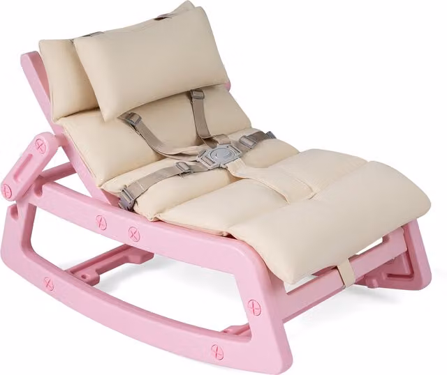 Costway Indoor Kids Rocking Chair in Pink