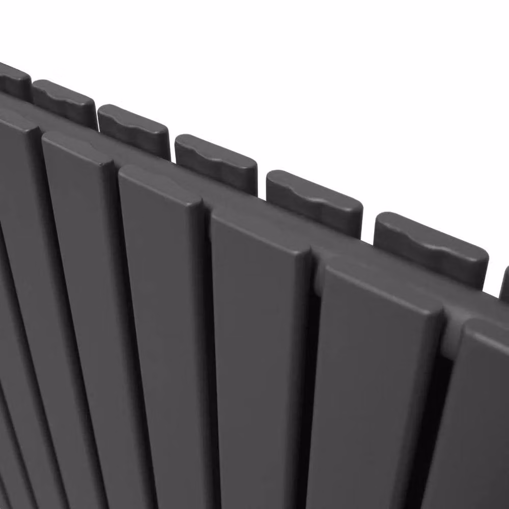 Monstershop Designer Flat Panel Steel Radiator in Anthracite Grey, W: 60.0 cm, H: 70.0 cm – 5