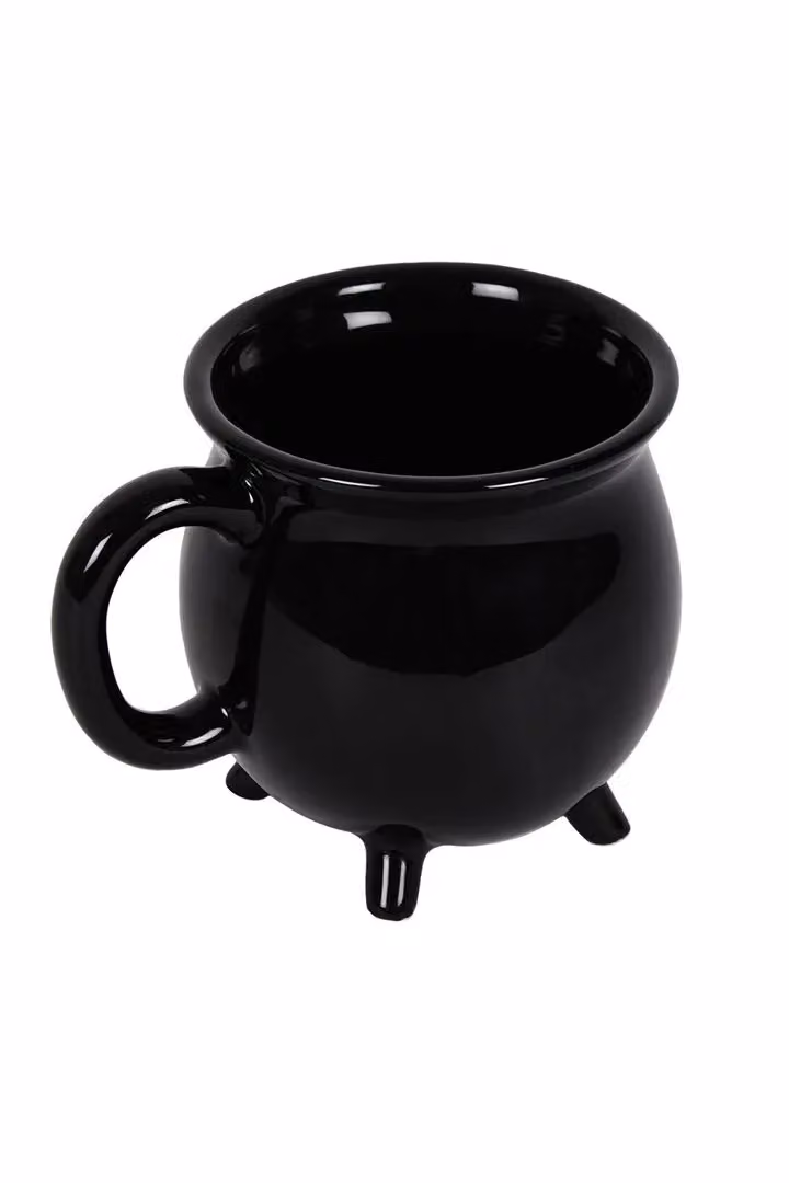 KDMD Black Ceramic Cauldron Mug – 2