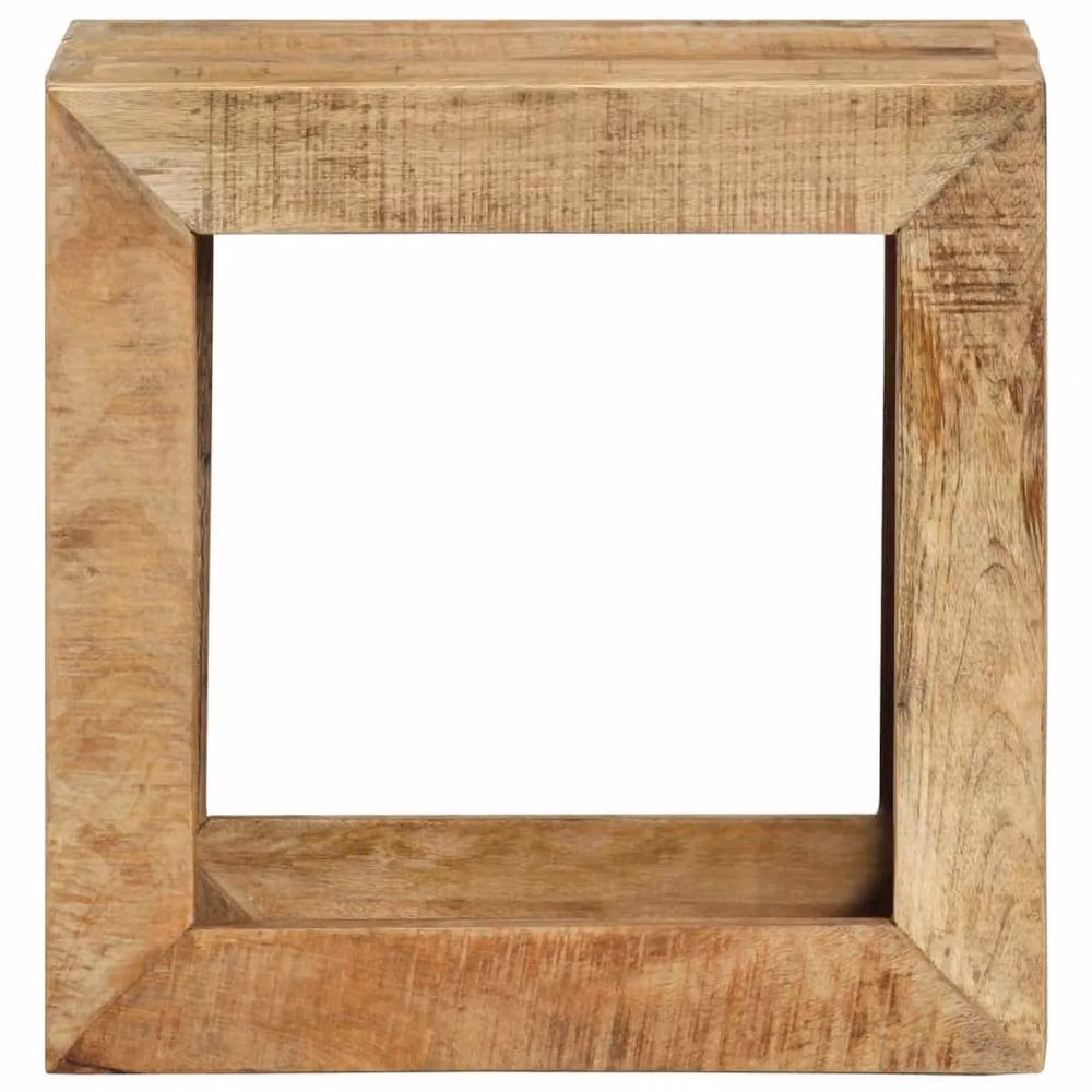 Berkfield Home Solid Mango Wood Stool in Brown, W/D/H: 40 x 30 x 40 cm – 2