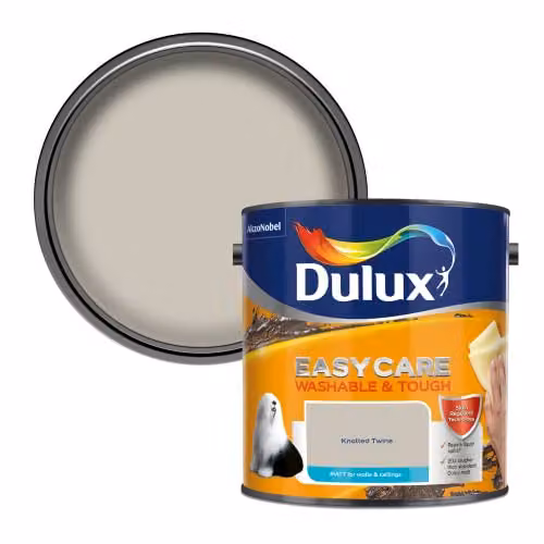 Dulux Easycare Washable and Tough Matt Emulsion Paint, Knotted Twine, 2.5L – 1