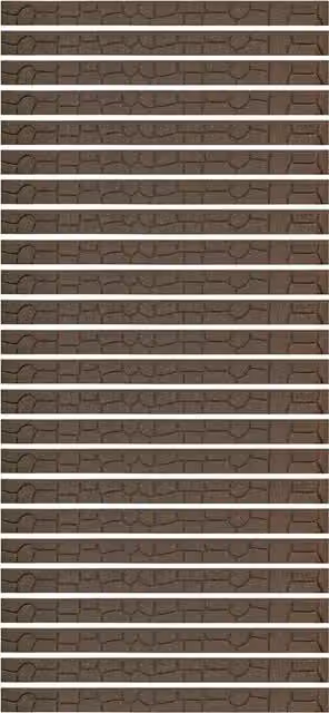 Garden Gear EZ Edging Eco Friendly Stone Effect Garden Border in Brown