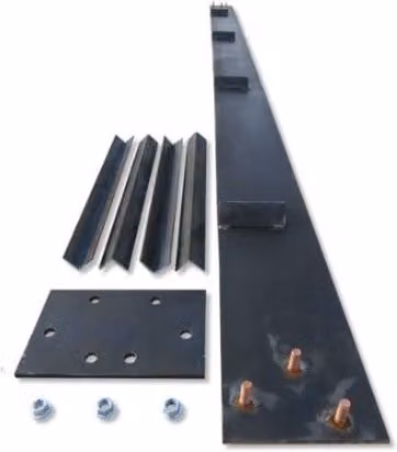 Steelscapes 3mm Steel Garden Edging in Black or Brown, H: 100mm x L: 2m