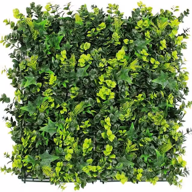Best Artificial Ivy Fern Hedging Screen in Green