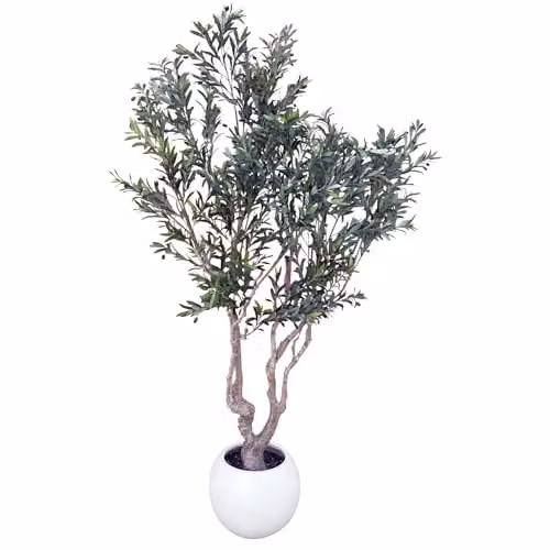 Leaf Design UK Green Artificial XL Tree in Decorative Planter, Height: 160.08 cm