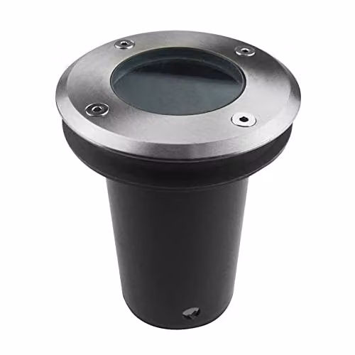Netlighting Ringo 1 Light Recessed Outdoor Ground Light in Grey Stainless Steel IP67 – 1