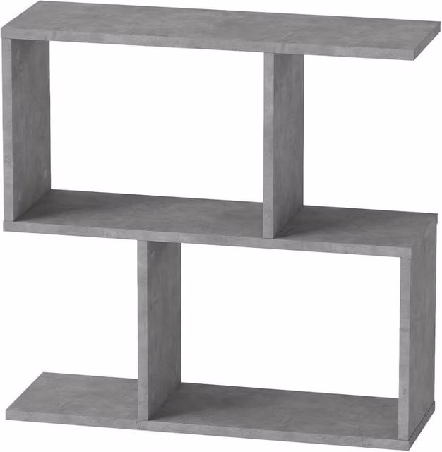 Levede Grey Modern Slide Table for Living Room and Bedroom Storage, W/D/H: 58 x 20 x 20 cm