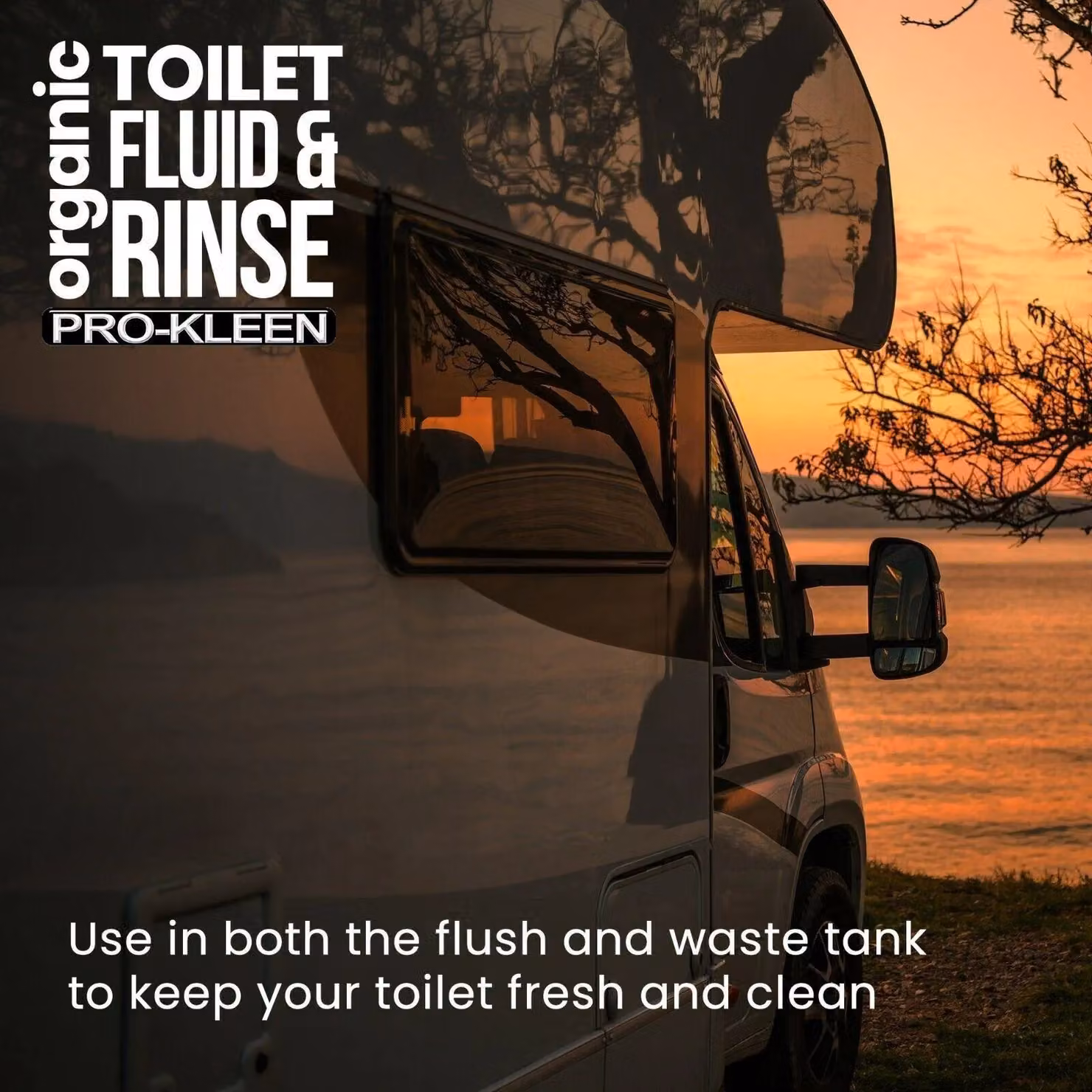 ProKleen Toilet Chemical Fluid Rinse for Caravan and Motorhomes, Green, 2L – 2