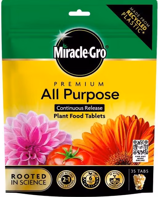 Miracle-Gro All Purpose Slow Release Plant Food Tablets, 35 Tabs