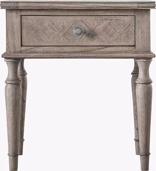Perch & Parrow Juno Side Table in Beige Wood