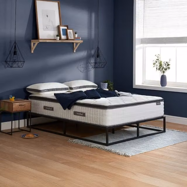 SleepSoul Bliss Hybrid Memory Foam Mattress in White, W/D/H: 90 x 190 x 25 cm – 2