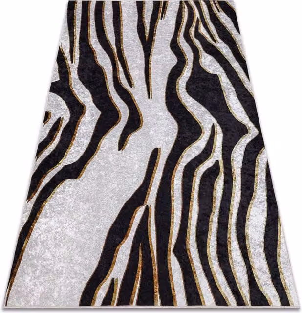 RugsX Miro Yellow Multicolour Animal Print Modern Rug, W: 140 cm, L: 190 cm – 1