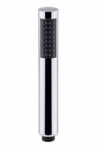 Nuie HO307 Modern Round Easy-Clean Shower Handset, Chrome Silver, Diameter: 210 mm, Depth: 30 mm