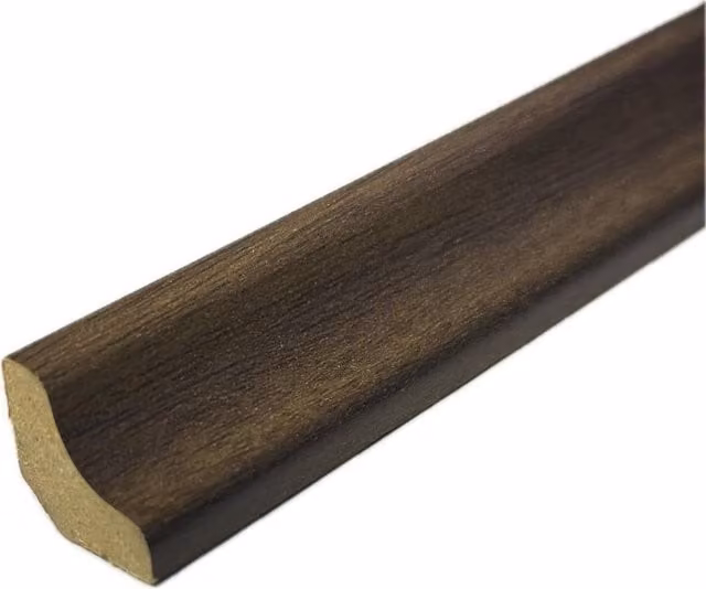 Vinyl Flooring UK Brown Scotia Beading for Laminate and Wood Floors, 82mm, 2.4m Length, Pack of 5 – 1