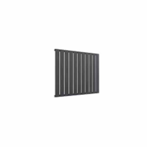 Bathroom Kingdom Anthracite Steel Single Flat Panel Horizontal Designer Radiator, H: 60 cm, W: 103.2 cm – 2